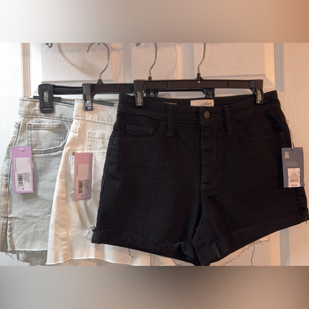 Bundle of size 4 NWT denim shorts